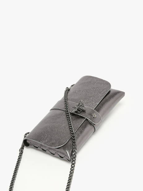 Shoulder Bag Nine Leather Milano Gray nine NI22111N other view 2