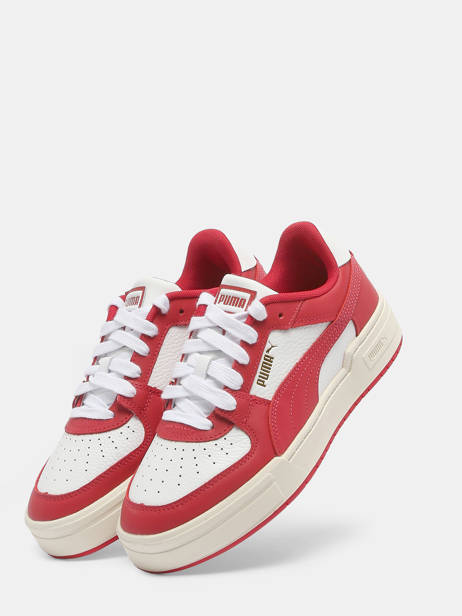 Sneakers In Leather Puma Red unisex 38019036 other view 3