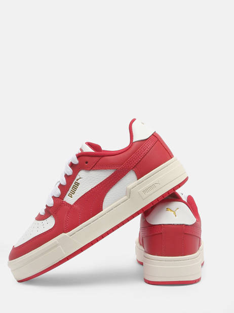 Sneakers In Leather Puma Red unisex 38019036 other view 4
