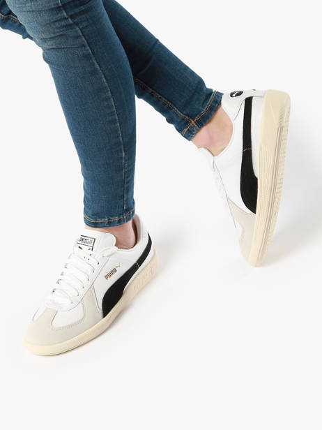 Sneakers In Leather Puma White unisex 38660701 other view 2