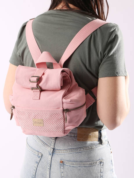 Sac à Dos Rolltop S Narcisse Woomen Rose narcisse WNAR04 vue secondaire 1