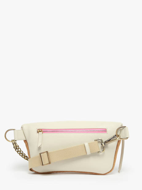 Suede Leather Neufmille Belt Bag With Braid Motif Marie martens Beige neufmille CVT other view 4