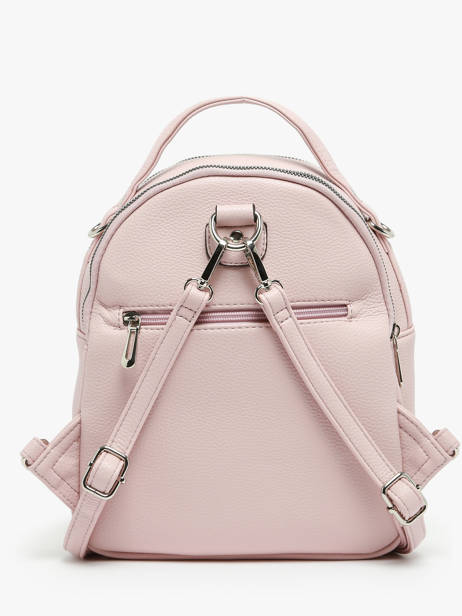 Backpack Miniprix Pink grained F3606 other view 4