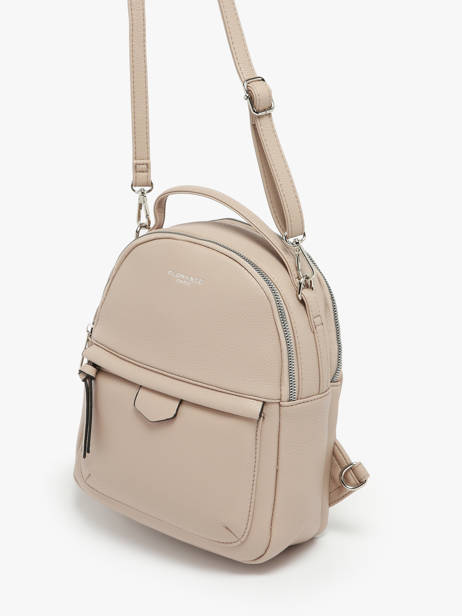 Backpack Miniprix Beige grained F3606 other view 2