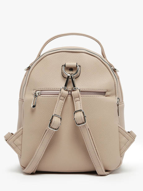 Backpack Miniprix Beige grained F3606 other view 4