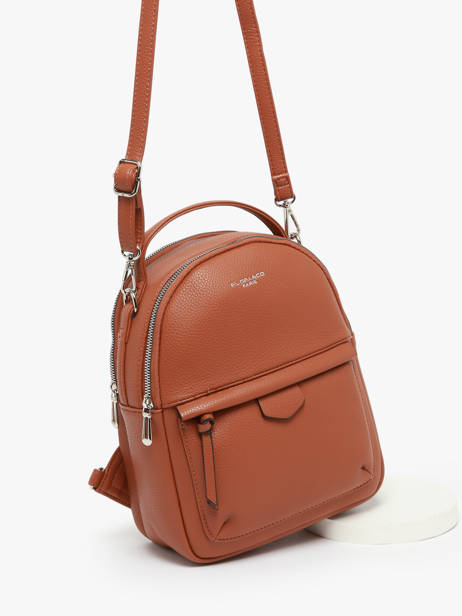 Sac à Dos Miniprix Marron grained F3606 vue secondaire 2