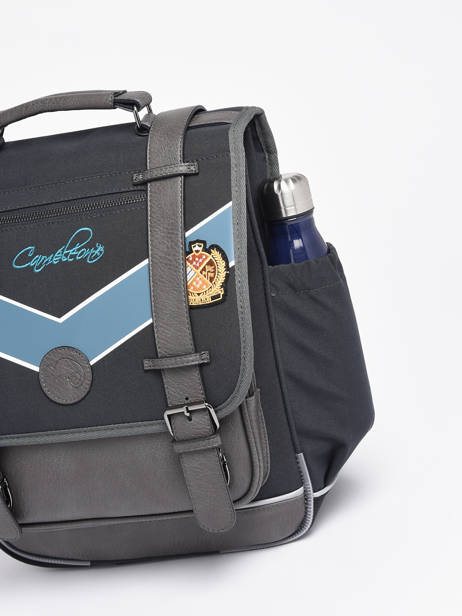 2-compartment Backpack Cameleon Blue vintage urban PBVBSD39 other view 6