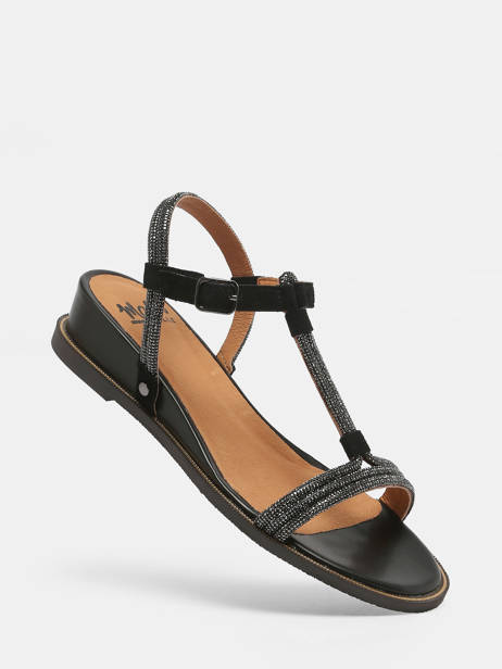 Sandals Olgi In Leather Mam'zelle Black women CSG2Q24 other view 1