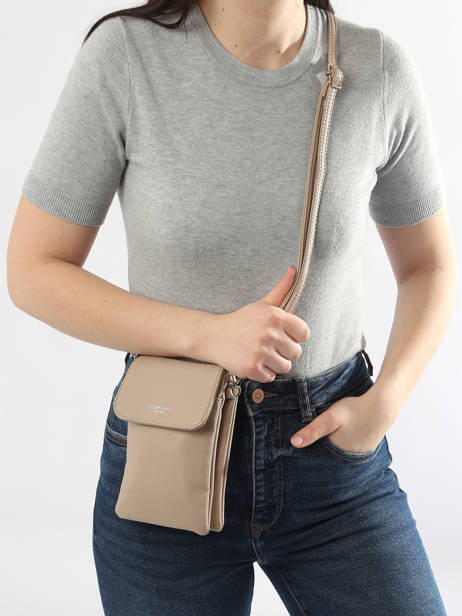 Sac Bandoulière Grained Miniprix Beige grained F3609 vue secondaire 1