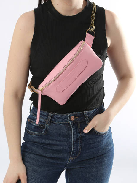 Supple Leather Coachella Belt Bag Marie martens Pink coachella VLF other view 1