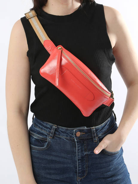 Patent Leather Coachella Belt Bag Marie martens Pink coachella VRF other view 1