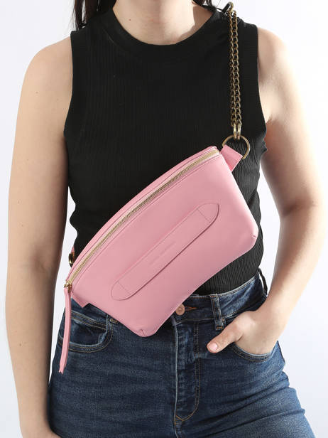 Supple Leather Neufmille Belt Bag Marie martens Pink neufmille VLF other view 1