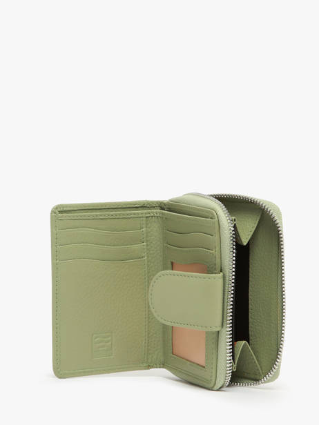 Wallet Leather Crinkles Green caviar 14277 other view 1