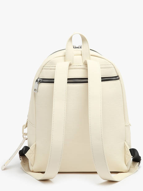 Backpack Desigual White aquiles ecru 24SAKP26 other view 4