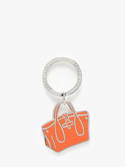Longchamp Metal Porte clés Orange