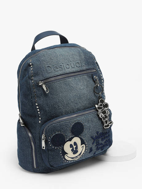 Backpack Desigual Blue mickey rock 24SAKD06 other view 2