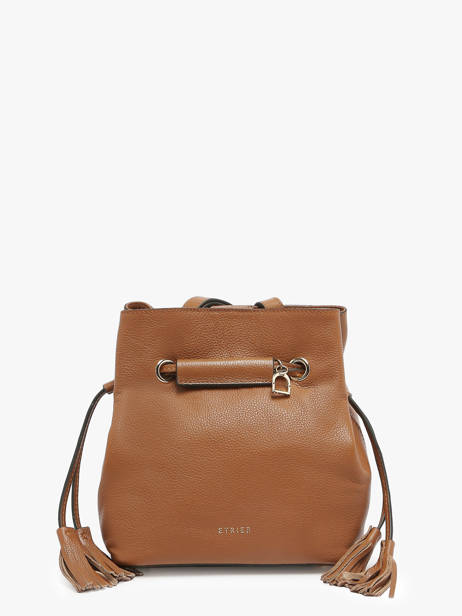Small Leather Tradition Bucket Bag Etrier Beige tradition ETRA004S