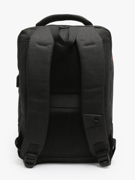Backpack David jones Black business PC038A other view 4