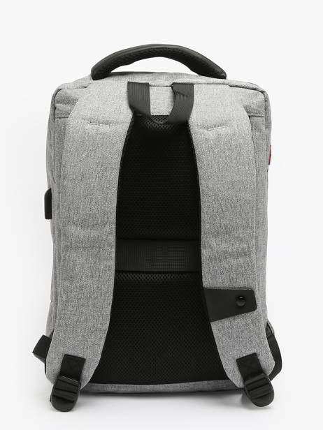 Backpack David jones Gray business PC038A other view 4
