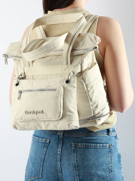 Backpack Desigual White voyageur 24SAKY01 other view 1