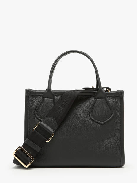 Cabas Zippé S Jour Cuir Lancel Noir jour A12995 vue secondaire 4
