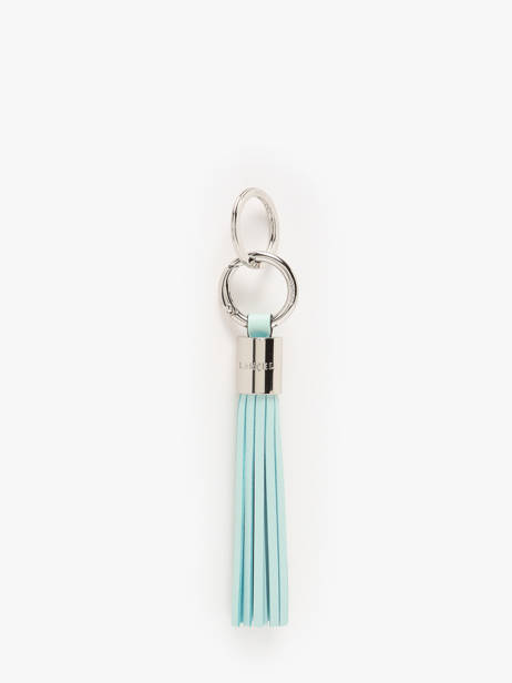 Leather Premier Flirt Key Chain Lancel Blue charms A12922