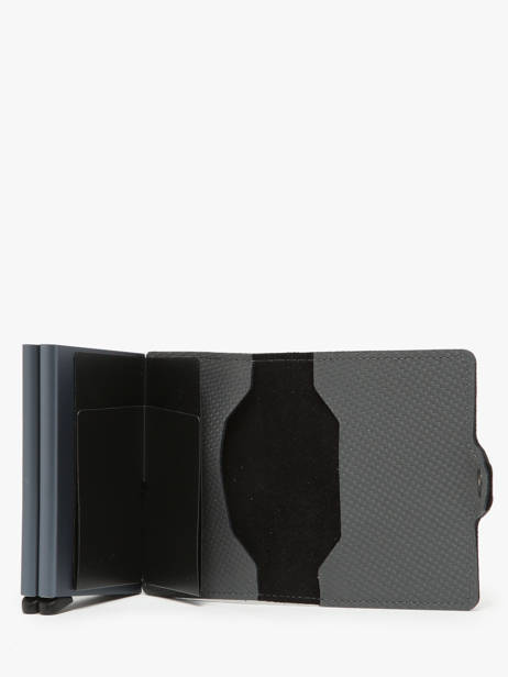 Card Holder Leather Secrid Gray carbon TCA other view 2