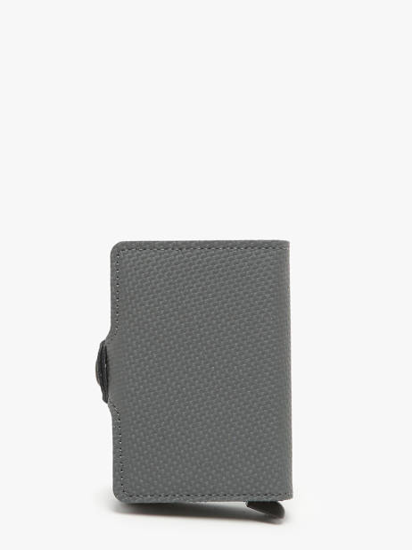 Card Holder Leather Secrid Gray carbon TCA other view 3