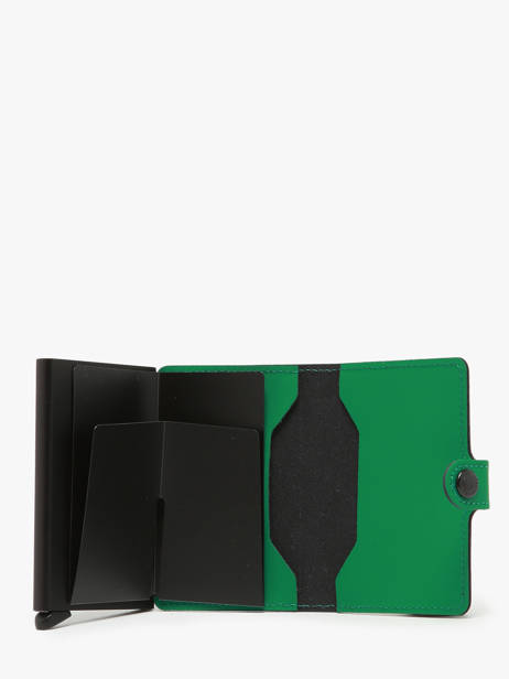 Card Holder Leather Secrid Green matte MM other view 2