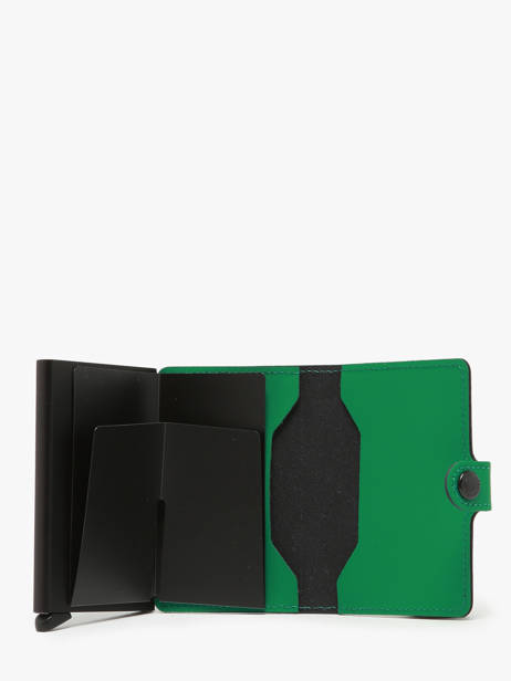 Porte-cartes Matte Cuir Secrid Vert matte MM vue secondaire 2