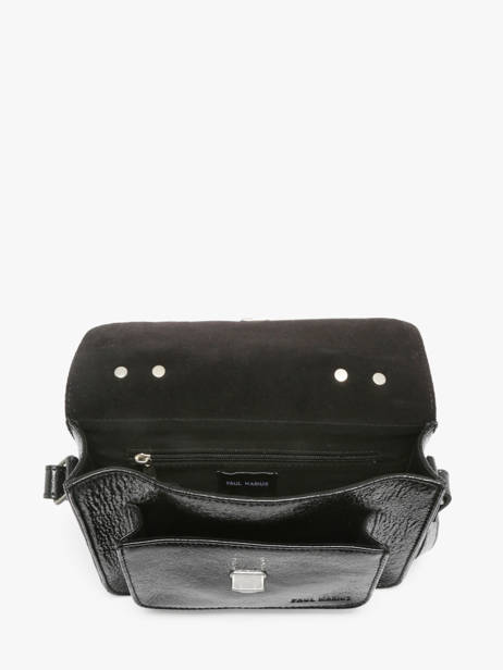 Leather Mademoiselle George Éclipse Bag Paul marius Black eclipse GEORGECL other view 2