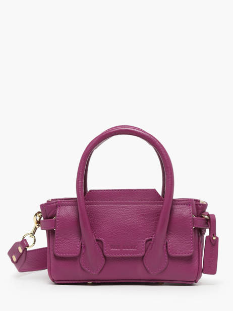 Leather Madeleine S Art Déco Crossbody Bag Paul marius Violet la suite art deco MADEXART