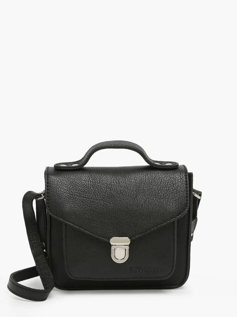 Sac Bandoulière Mademoiselle George Xs Cuir Paul marius Noir vintage GEORGEXS