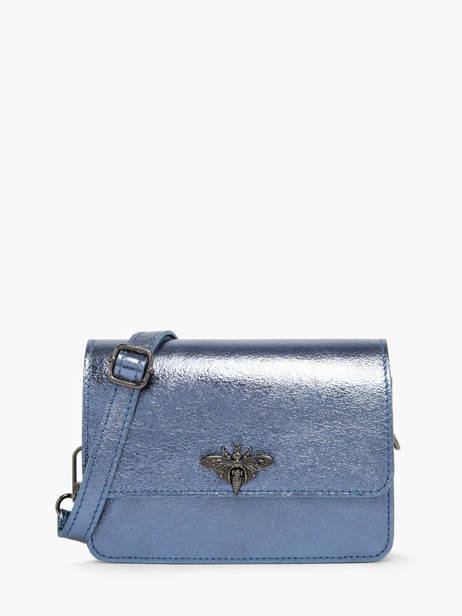 Shoulder Bag Nine Leather Milano Blue nine NI22115N