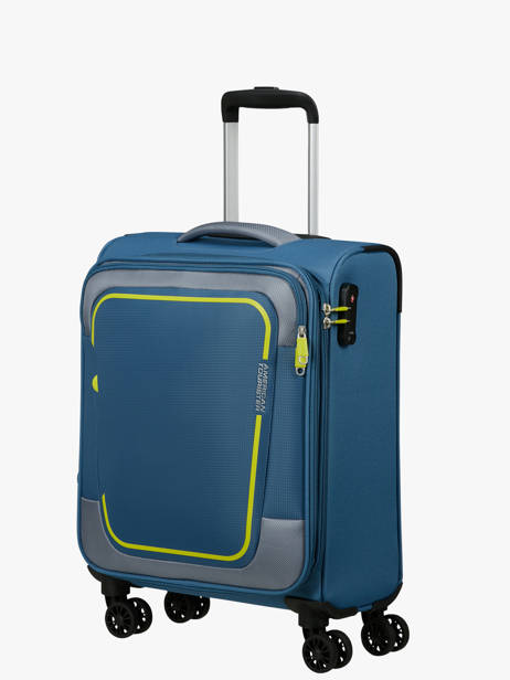 Cabin Luggage American tourister Blue pulsonic 146516 other view 3
