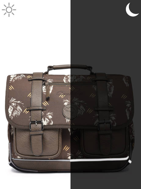 Satchel 2 Compartments Cameleon Brown vintage urban 27 other view 7