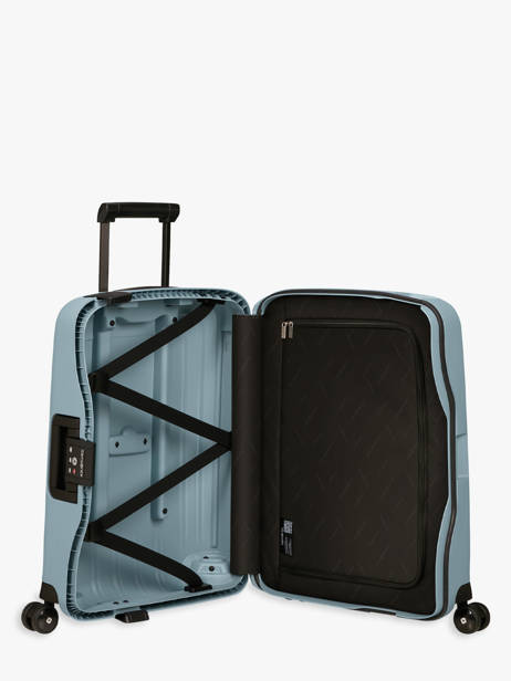 Cabin Luggage Samsonite Blue s'cure 10U003 other view 2