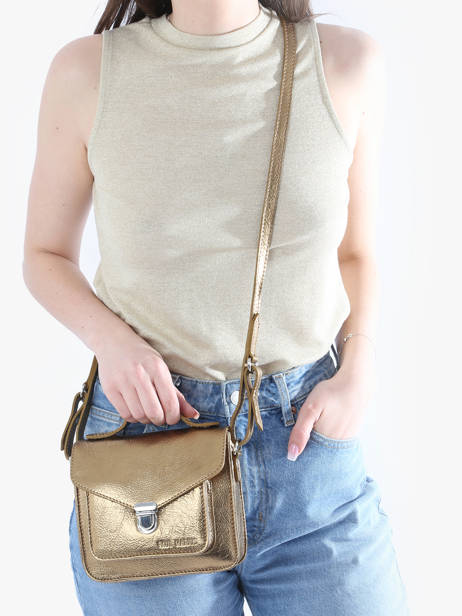 Leather  Mademoiselle  George Xs Crossbody Bag Paul marius Gold vintage GEORGEXS other view 1
