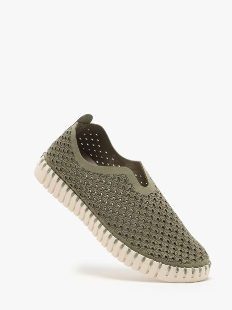 Mocassins Ilse jacobsen Vert women TULI3275 vue secondaire 1
