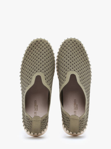 Mocassins Ilse jacobsen Vert women TULI3275 vue secondaire 2