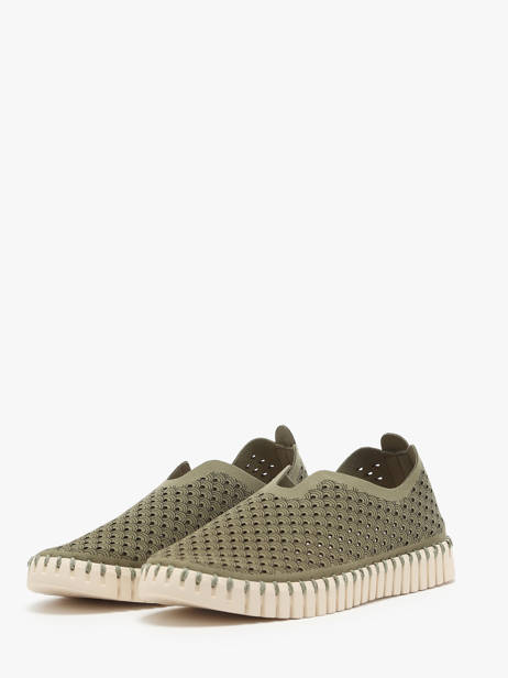 Mocassins Ilse jacobsen Vert women TULI3275 vue secondaire 4