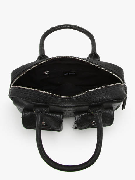 Sac Bandoulière Vintage Cuir Paul marius Noir vintage LEDANDYS vue secondaire 3