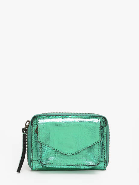 Wallet Leather Pieces Green naina 17117178