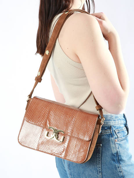 Crossbody Bag Anna Leather Great by sandie Beige anna SNA other view 1