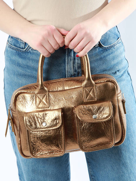 Sac Bandoulière Vintage Cuir Paul marius Or vintage LEDANDYS vue secondaire 1