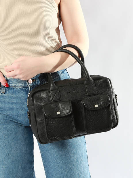 Sac Bandoulière Vintage Cuir Paul marius Noir vintage LEDANDYS vue secondaire 1