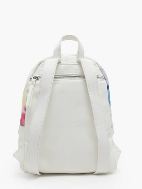 Backpack Desigual White liquid flower 24SAKP14 other view 4