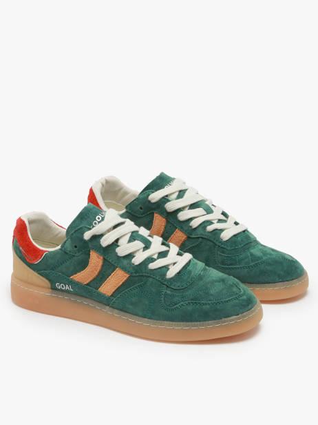 Sneakers In Leather Coolway Green men 8663549 other view 2