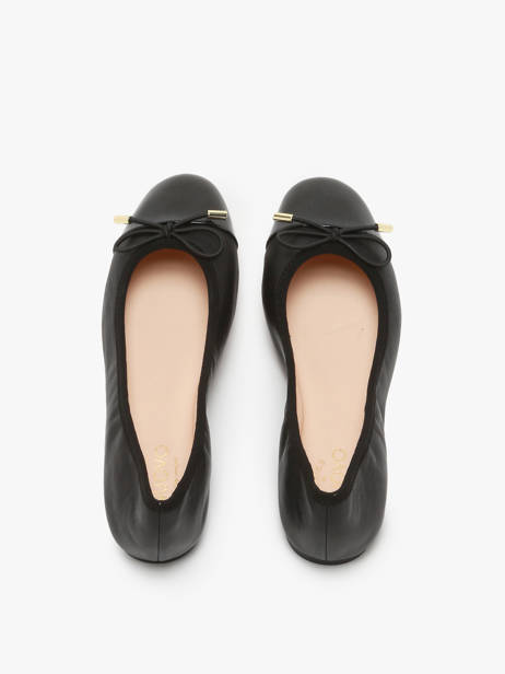 Ballerinas In Leather Inuovo Black women A94001 other view 2