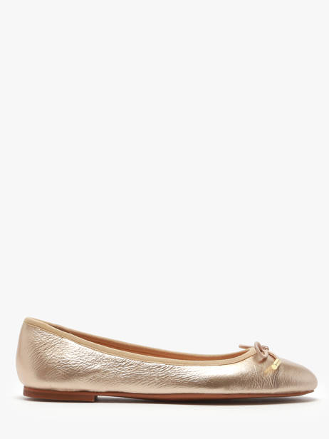 Ballerinas In Leather Inuovo Gold women B16003